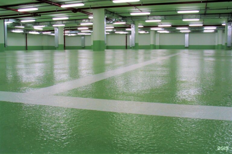 slip resistant coating on floor.